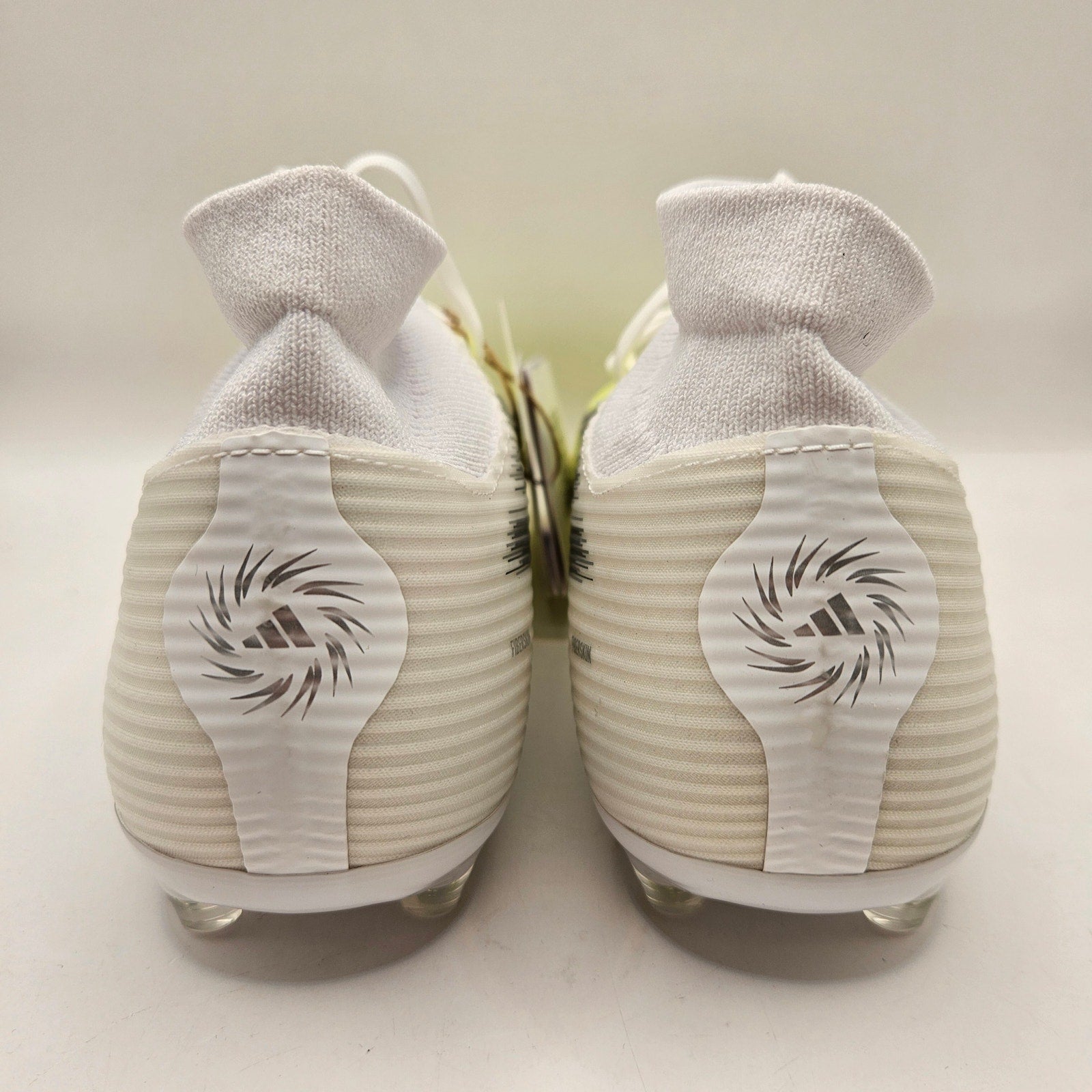 ADIDAS WOMEN'S 8.5 F50 SPARKFUSION LEAGUE SOCCER CLEATS FG AG WHITE NWOB JP8350