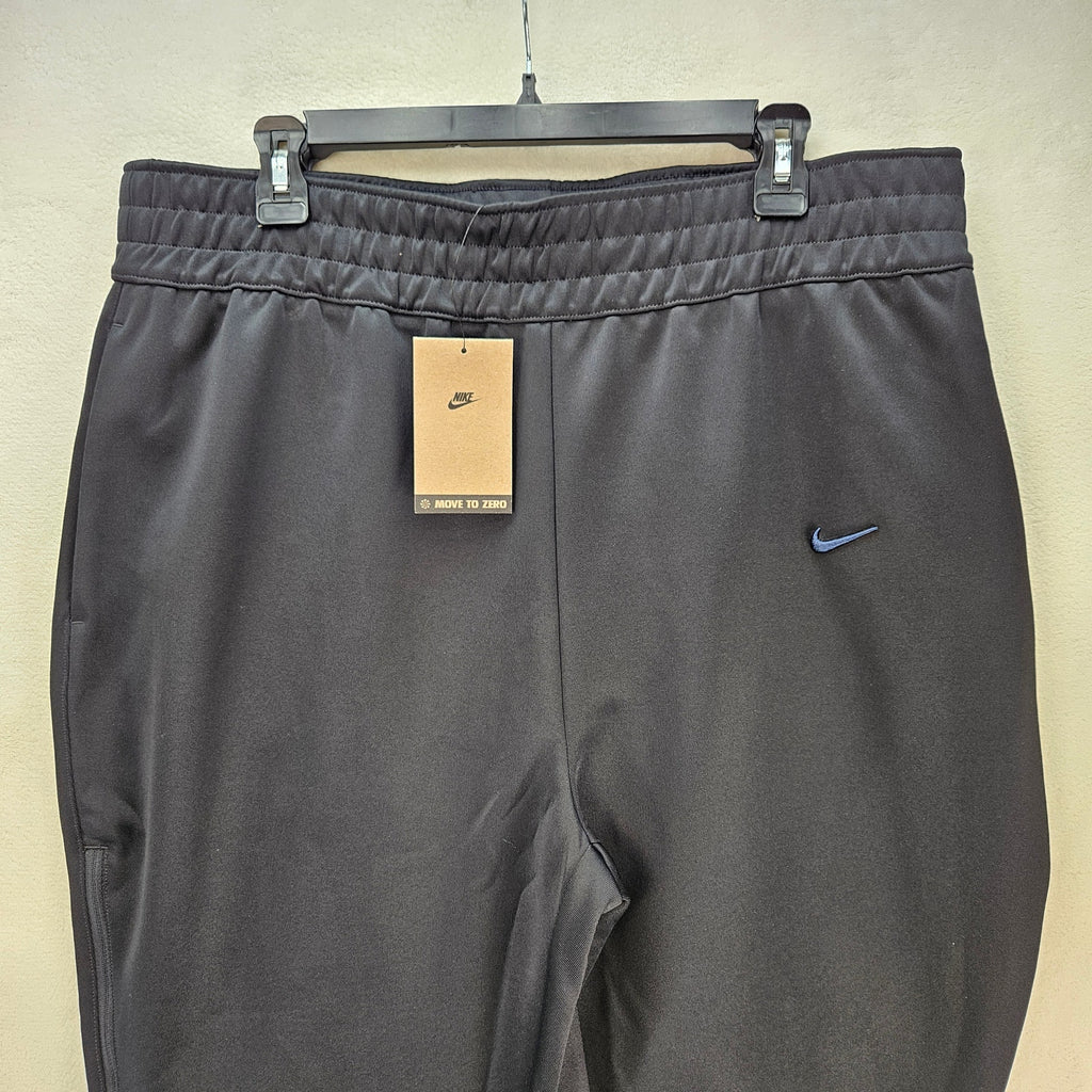 NIKE WOMEN'S XL SPORTSWEAR MID RISE FLARE ZIP PANTS BLACK FN1889-010 NWT