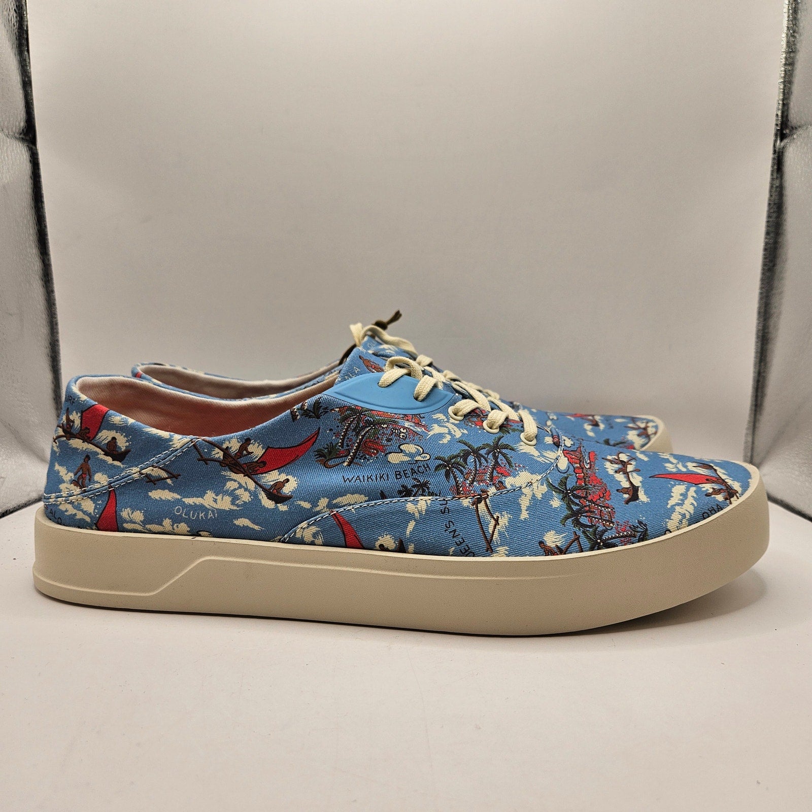 OLUKAI MEN'S 15 TRADEWIND OCEANSPRAY WAIKIKI BEACH NWT 10533-RYZQ