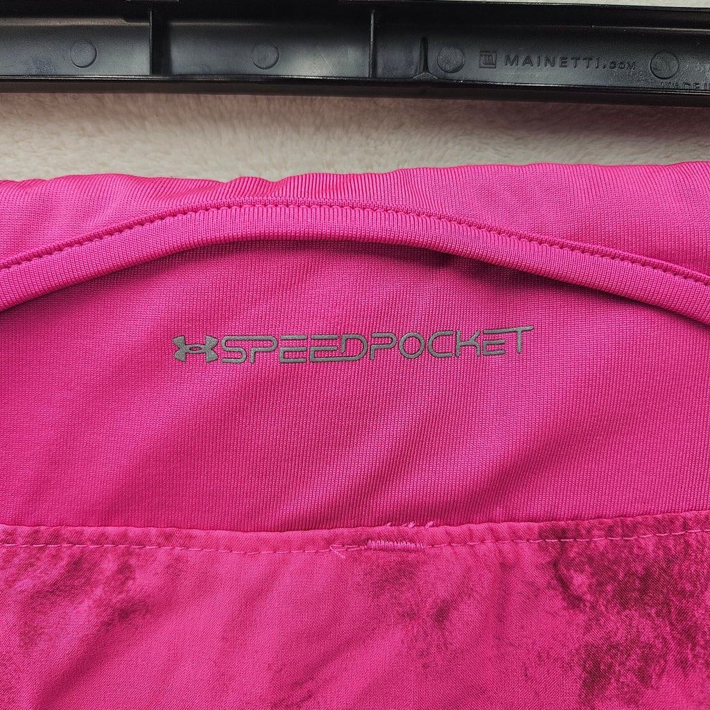 UNDER ARMOUR MEN'S XXL PINK LAUNCH ELITE 7" RUN SHORTS NWT