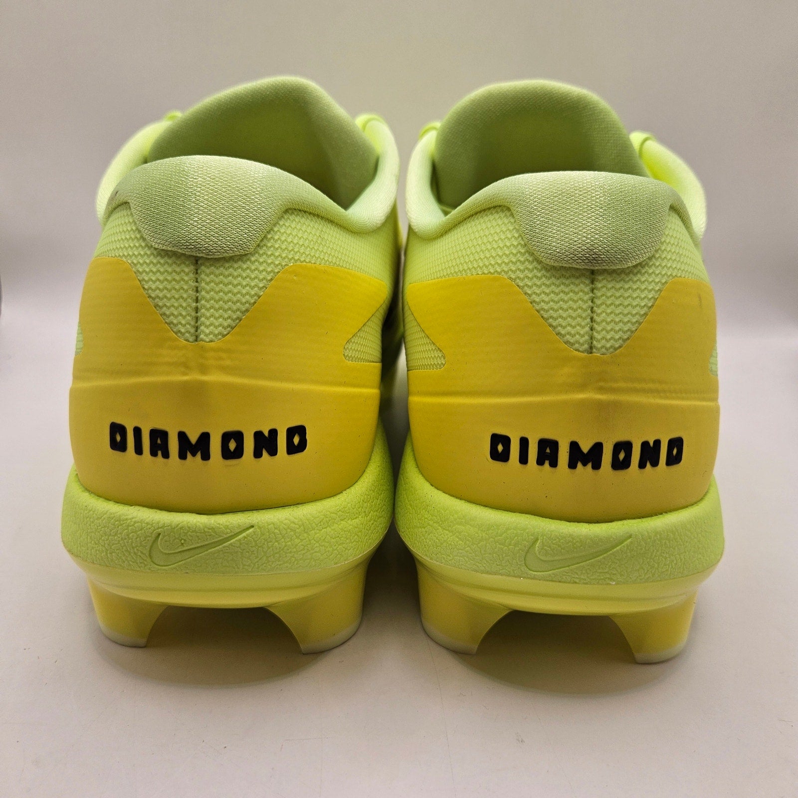 NIKE MEN'S 11.5 DIAMOND STANDOUT MCS BASEBALL CLEATS LIME II7344-700 NWOB