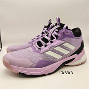 ADIDAS WOMEN'S 8.5 CRAZYFLIGHT MID VOLLEYBALL SHOES LAVENDER WHITE NWOB
