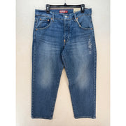 LUCKY BRAND X GOLD RUSH SERIES RARE 32X30 MENS TAPER JEANS VINTAGE STYLE