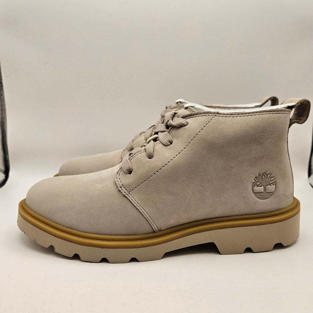 TIMBERLAND WOMEN'S 8 ROWAN WAY MID WARM LINED CHUKKA BOOT LT TAUPE NUBUCK NIB