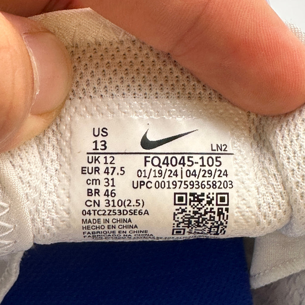 NIKE Men's 13 Vapor Edge Speed 360 2 White/Blue FQ4045-105