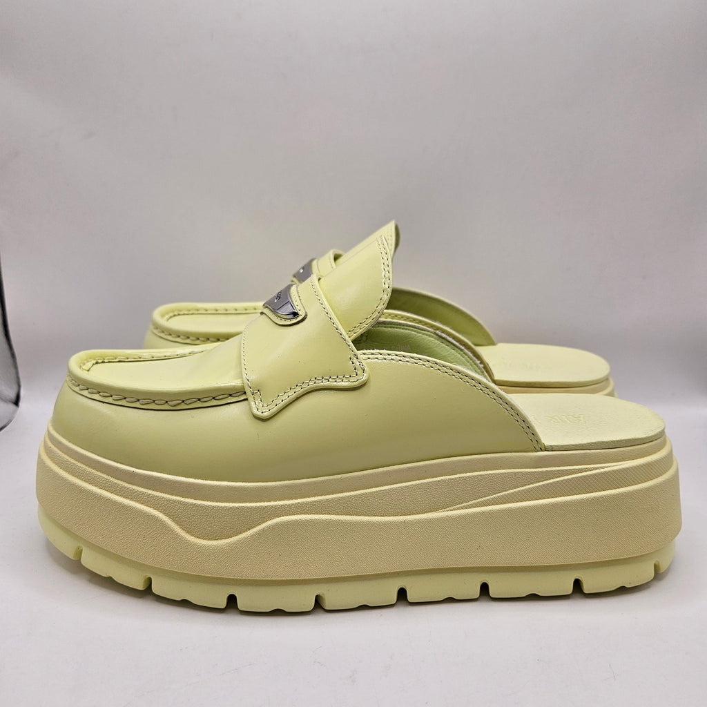 NIKE AIR JORDAN WOMEN'S 9 CHUNKY PLATFORM MULE SLIP ON LUMINOUS GREEN NWOB