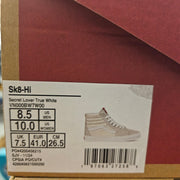 VANS MEN'S 8.5 SK8-HI SECRET LOVER TRUE WHITE NIB VN000BW7W00