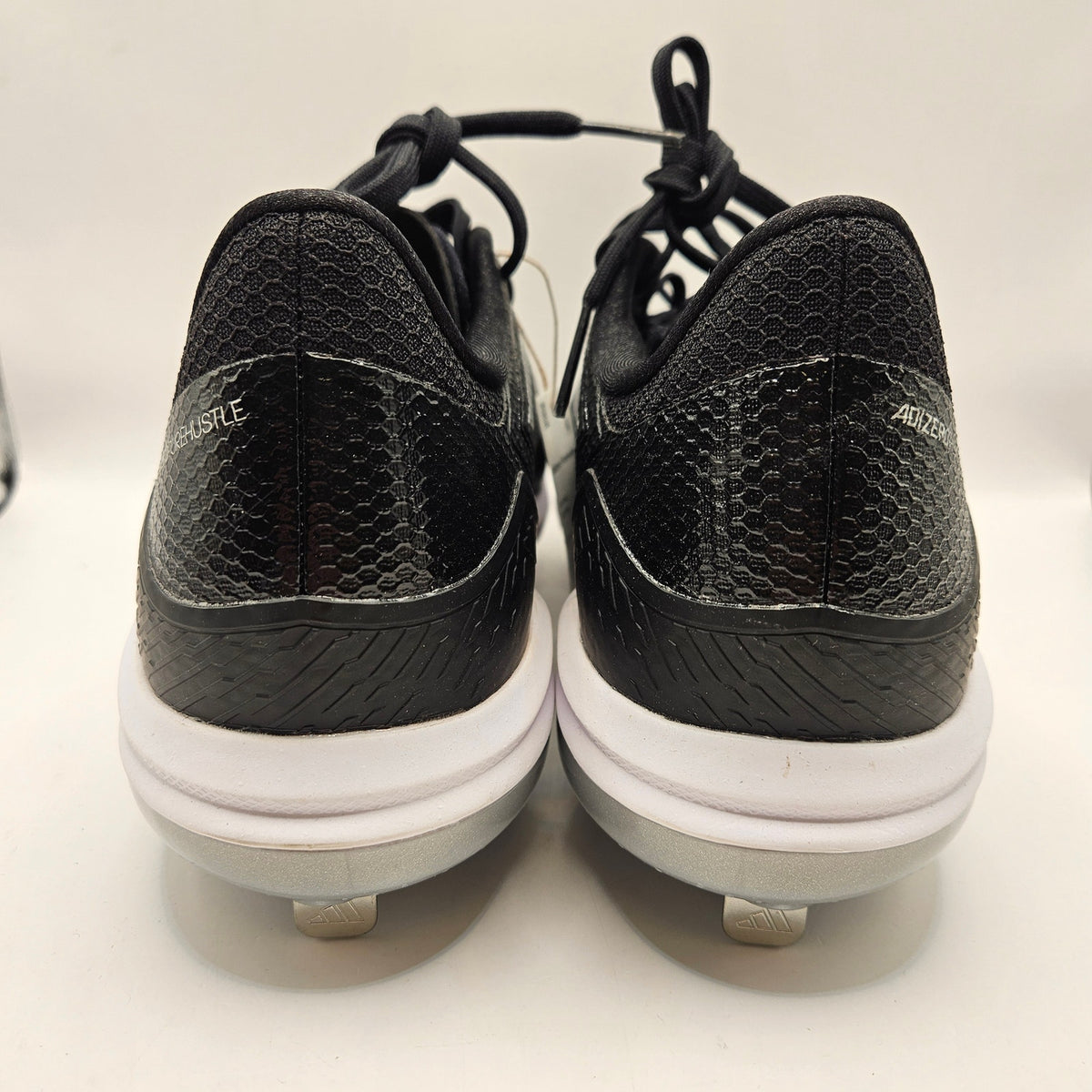 ADIDAS WOMEN'S 12 PUREHUSTLE 3 ELITE SOFTBALL CLEATS IG7134 NWOB BLACK