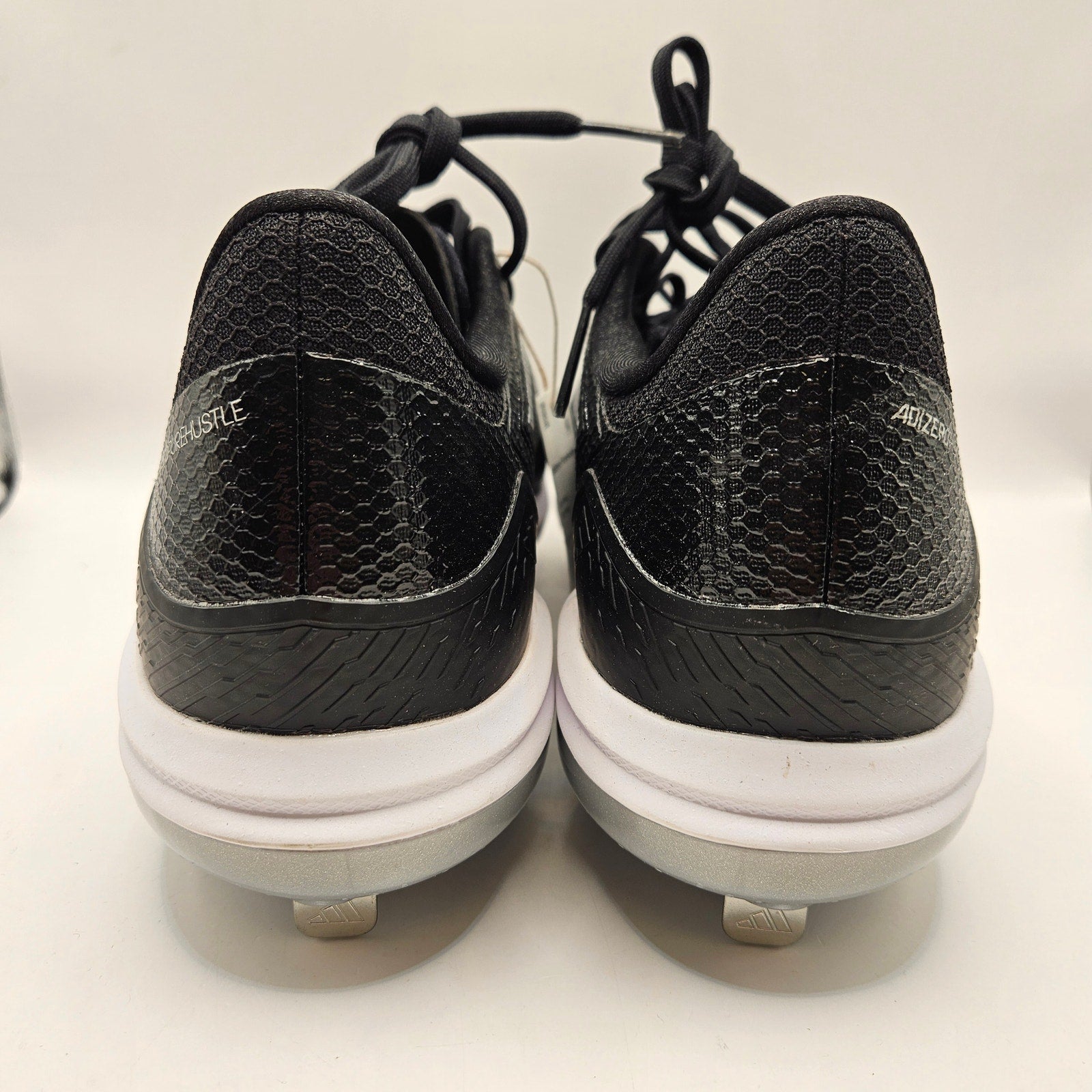 ADIDAS WOMEN'S 12 PUREHUSTLE 3 ELITE SOFTBALL CLEATS IG7134 NWOB BLACK