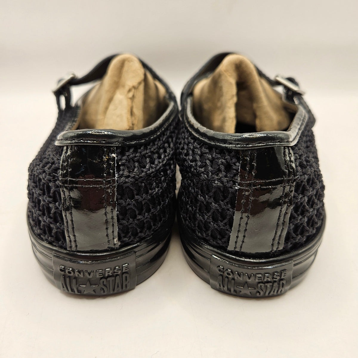CONVERSE WOMEN'S 8 CHUCK TAYLOR ALL STAR MARY JANE DAINTY KNIT BLACK A26567C