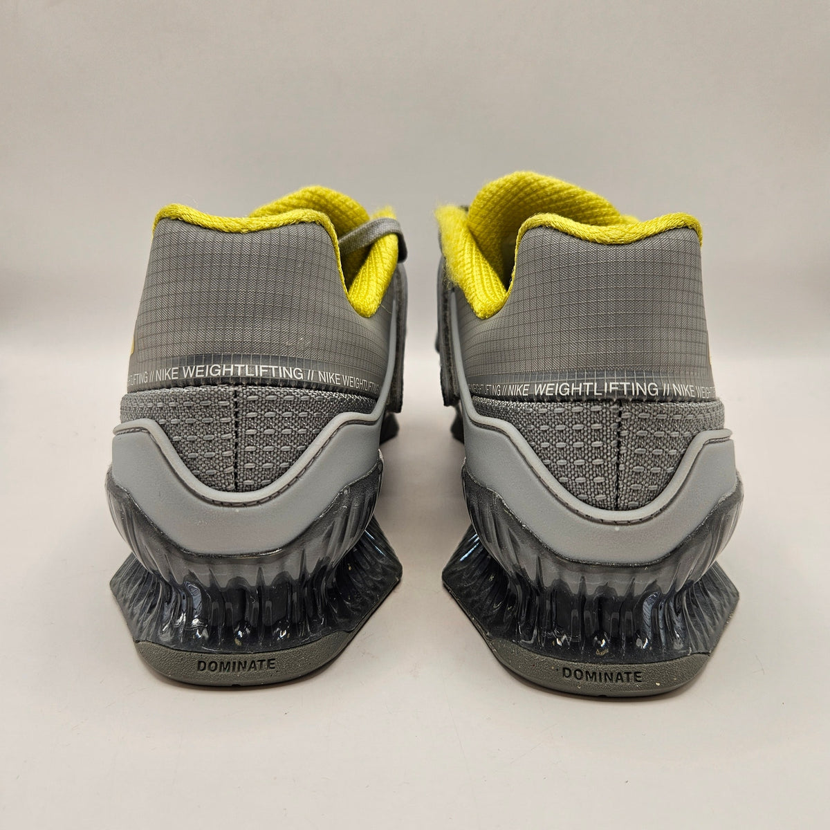 NIKE MEN'S 5.5 ROMALEOS 4 WOLF GREY LIGHTENING WEIGHTLIFTING GYM SHOES CD3463-002