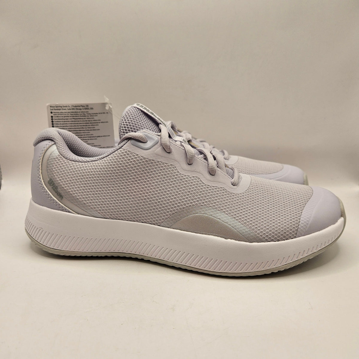 WILSON WOMEN'S 8 INTRIGUE LITE TENNIS LOW TOP WHITE LUNAR ROCK NWOB WRS335820