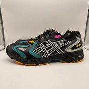 ASICS MEN'S 10.5 GEL-K1011 LOW TOP CASUAL SNEAKER BLACK PURE SILVER NWOB 1203A603