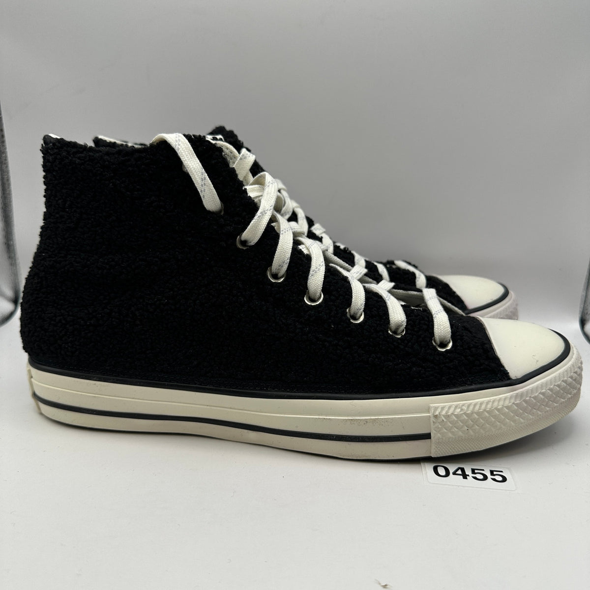 CONVERSE COSY CLUB Men's 11 Winterized Chuck Hi Top 170017F Sherpa Black