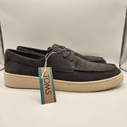 TOMS MEN'S 14 TRAVEL LITE LONDON LOAFER FORGED IRON SUEDE 10021272