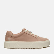 TIMBERLAND WOMEN'S 9 LAUREL COURT LOW LACE SNEAKER LIGHT BEIGE CANVAS NIB