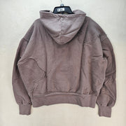 MNML MEN'S SMALL PURPLE WASHED PANELED PULLOVER HOODIE NWT