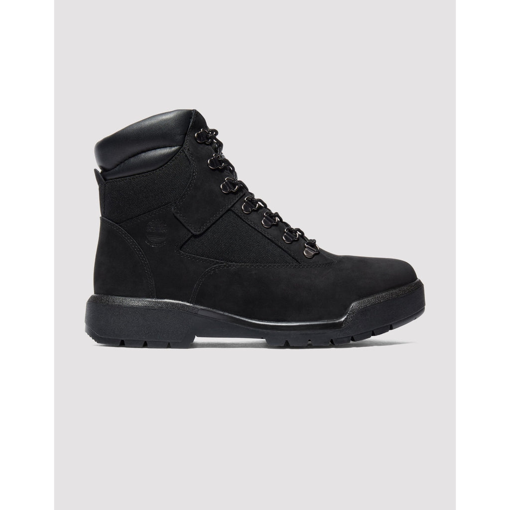 TIMBERLAND MEN'S 10 FIELD BOOT LACEUP WP BLACK NUBUCK NIB