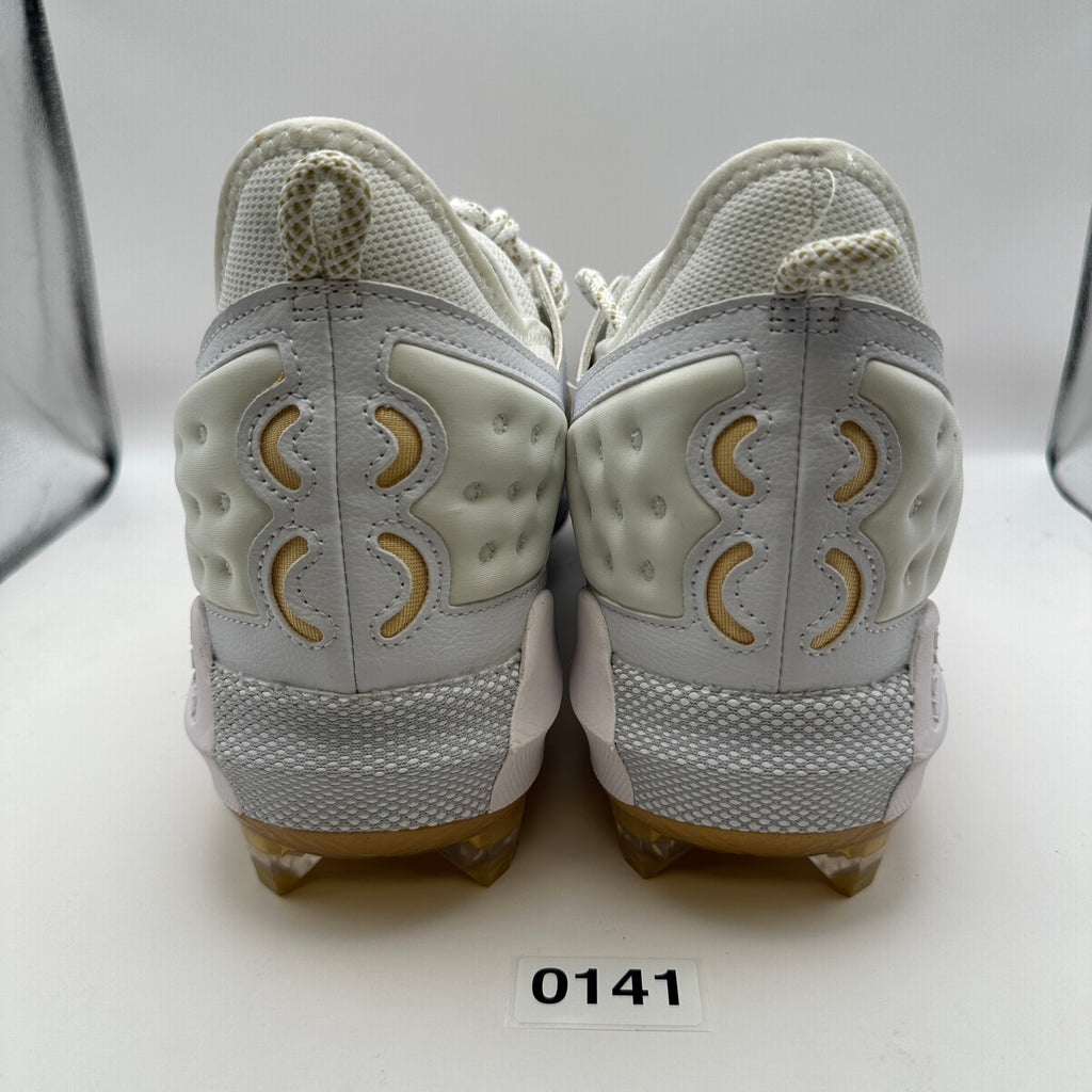 UNDER ARMOUR Men's 15 Harper 8 Low GT White Metallic Gold