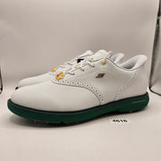SKECHERS MEN'S 10 GO GOLF PRESTIGE SLIP IN SHOES 214124 ARCH FIT WHITE GREEN