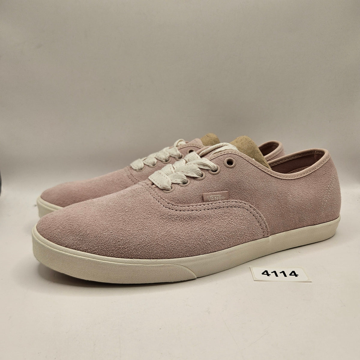 VANS MEN'S 9 AUTHENTIC LOWPRO SUEDE LOW TOP SNEAKER PINK NWOB