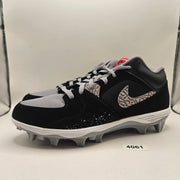 NIKE AIR JORDAN MEN'S 12 STADIUM 90 LOW TD BLK CEMENT FOOTBALL CLEAT HQ0210-060