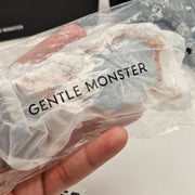 GENTLE MONSTER KINGS TORTOISE AVIATOR SUNGLASSES BLUE LENS NIB