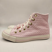 CONVERSE WOMEN'S 7.5 CHUCK TAYLOR ALL STAR HI SUGAR BERRY PINK KNIT NWOB A13643F