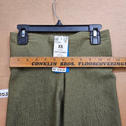 LOT OF 2 - ADIDAS ORIGINALS WOMEN'S (XS & S) RIBBED SHORT LEGGINGS GREEN CORAL