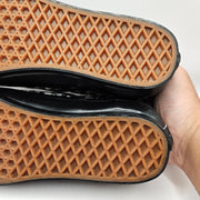 VANS MEN'S 7.5 HOUNDSTOOTH BLACK WHITE SLIP ON BLACK OUTSOLE NWOB