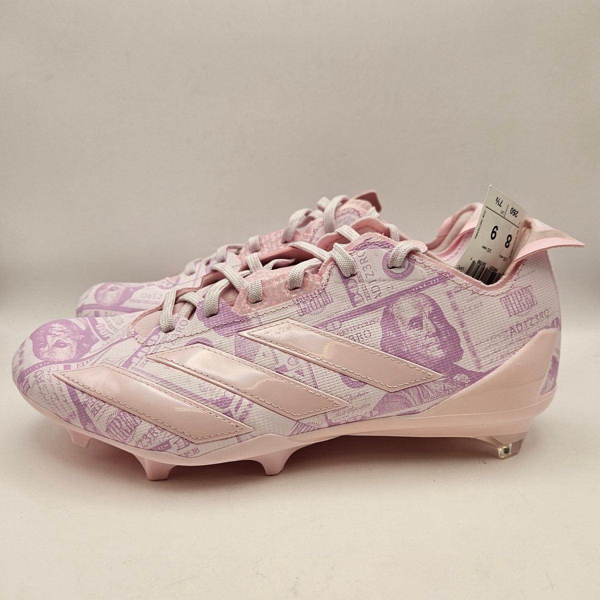 ADIDAS MEN'S 8 ADIZERO ELECTRIC 2 CURRENCY PINK JQ6683 NWOB