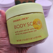 LOT OF 3 - TRADER JOE'S (1)BODY SCRUB + (2)BODY SALT NWT