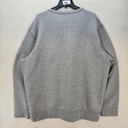 POLO RALPH LAUREN MEN'S XXL DEFENDER BEAR DOUBLE-KNIT SWEATSHIRT GRAY NWT