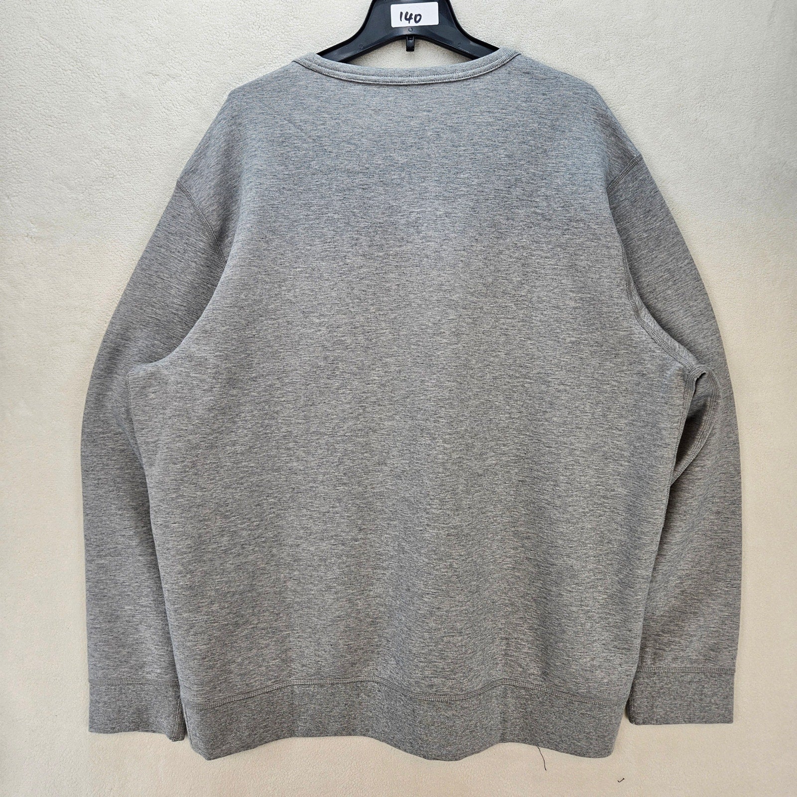 POLO RALPH LAUREN MEN'S XXL DEFENDER BEAR DOUBLE-KNIT SWEATSHIRT GRAY NWT