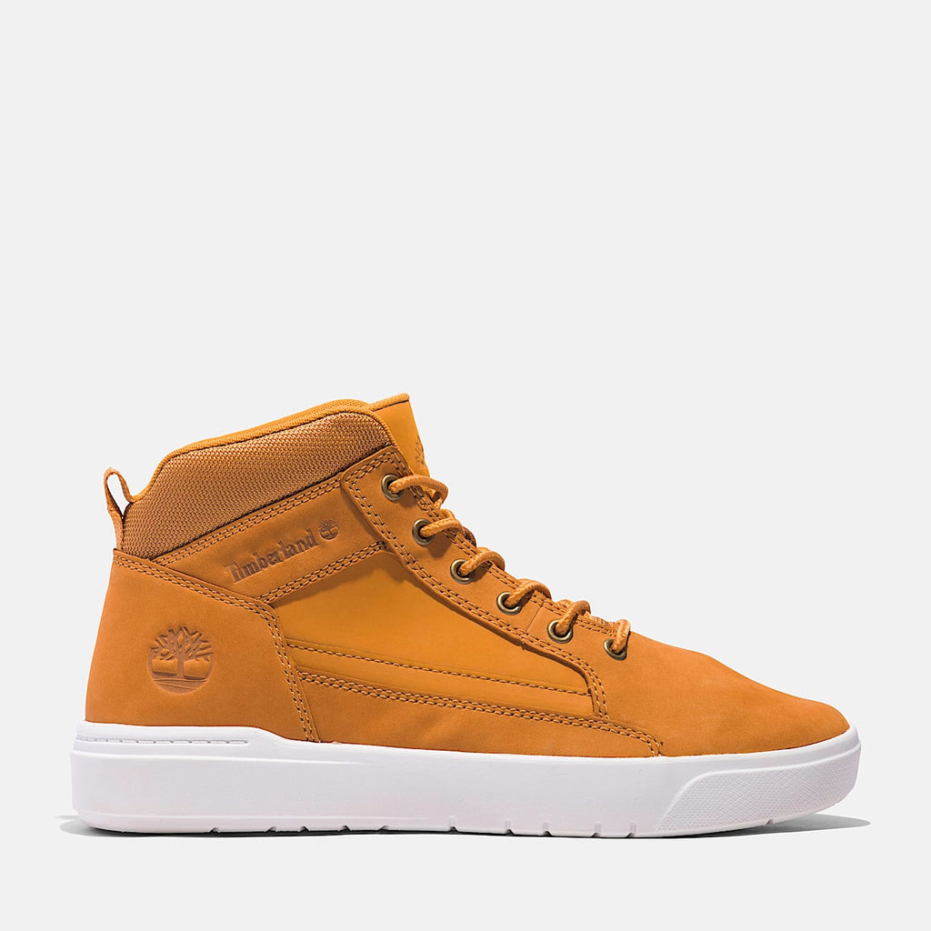 TIMBERLAND MEN'S 13 ALLSTON MID LACE UP SNEAKER WHEAT NUBUCK NIB
