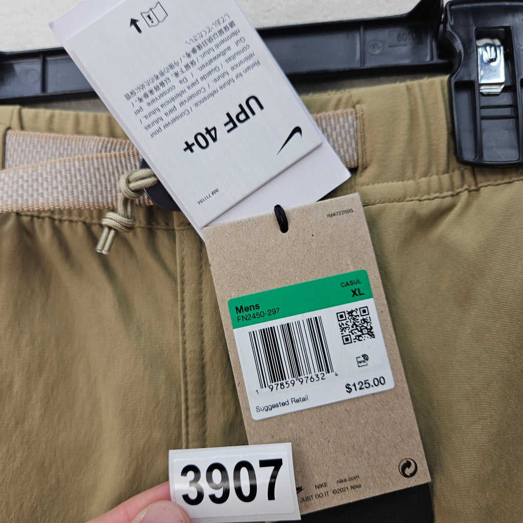 NIKE MEN'S XL ACG CARGO PANTS PARACHUTE BEIGE UV HIKING REPEL FZ2450-297 NWT