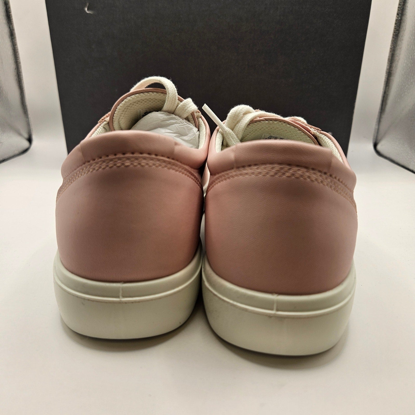 ECCO WOMEN'S 42 CLASSIC SNEAKER SILVER PINK NIB 21865301216