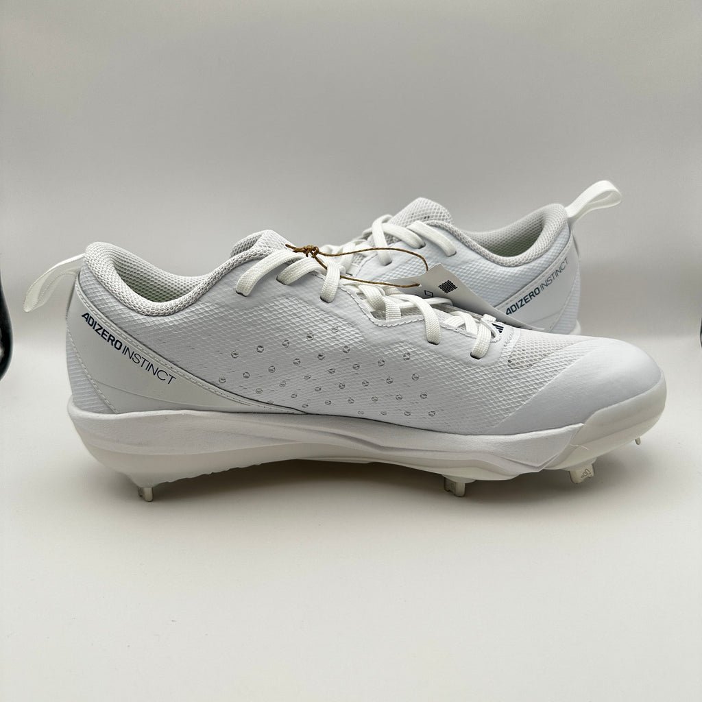 Adidas Womens size 9 Softball Shoes Adizero Instinct IH3468 White/Blue