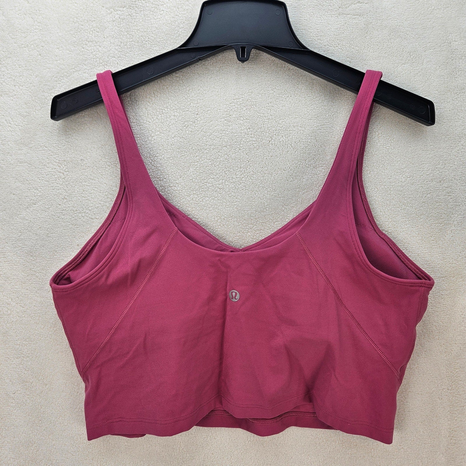 LULULEMON WOMEN'S 14 ALIGN TANK BRA GYM TRAINING SPORTSWEAR LW1CW8S PINK