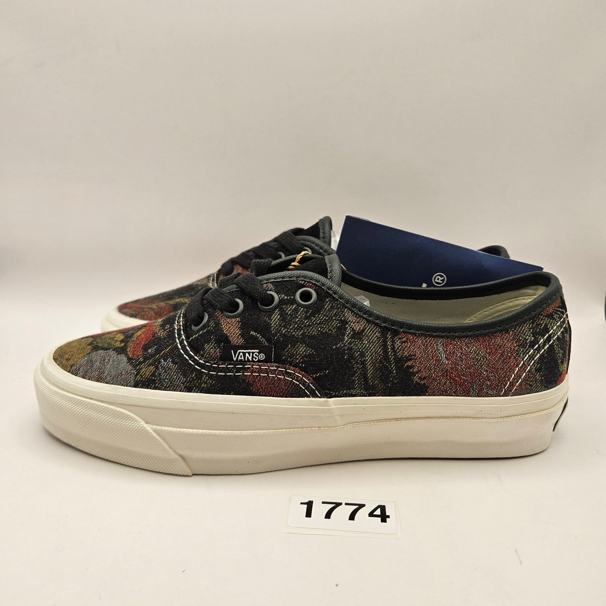 VANS MEN'S 6 WOMEN'S 7.5 UNISEX REISSUE 44 AUTHENTIC JACQUARD FLORAL NWOB
