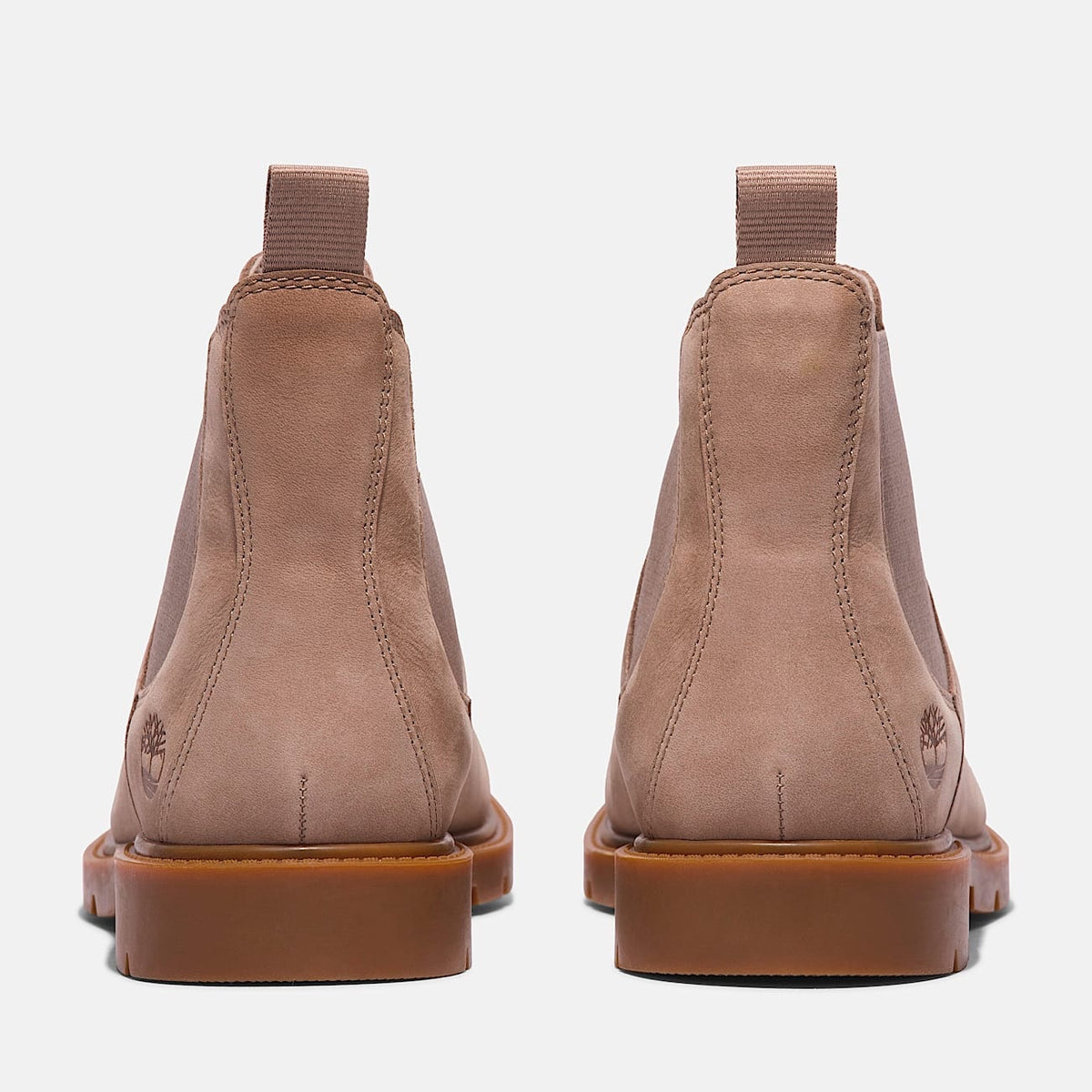 TIMBERLAND WOMEN'S 7.5 LINDEN WOODS MID CHELSEA BOOT TAUPE GRAY NIB