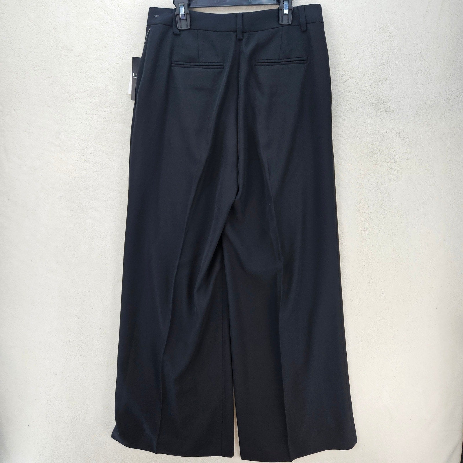 LAUREN RALPH LAUREN WOMEN'S PETITE 4 DOUBLE FACED GEORGETTE WIDE-LEG PANTS NWT