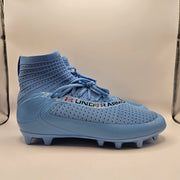 UNDER ARMOUR MEN'S 11.5 FOOTBALL CLEATS HIGHLIGHT MC KNIT BLUE NWOB 3028000-403