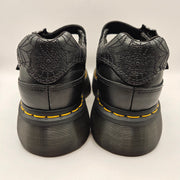 DR MARTENS WOMEN'S 6 WEDNESDAY ADAMS BUZZ MARY JANE BLACK PLATFORM SHOES BLACK