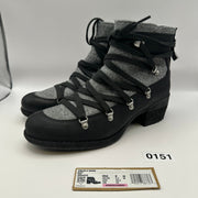 MERRELL Women's 8 Shiloh 2 Warm Pump boot J007720 Black/Gray Zip Up Feature