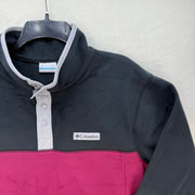 COLUMBIA MEN'S L STEENS MOUNTAIN HALF SNAP FLEECE RED ONION
