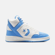 CONVERSE WEAPON MEN'S 9 MID UNC LARRY BIRD MAGIC JOHNSON NIB A10597C WHITE BLUE