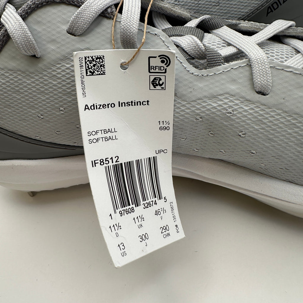 ADIDAS Women's 13 Adizero Instinct Softball Cleats IF8512