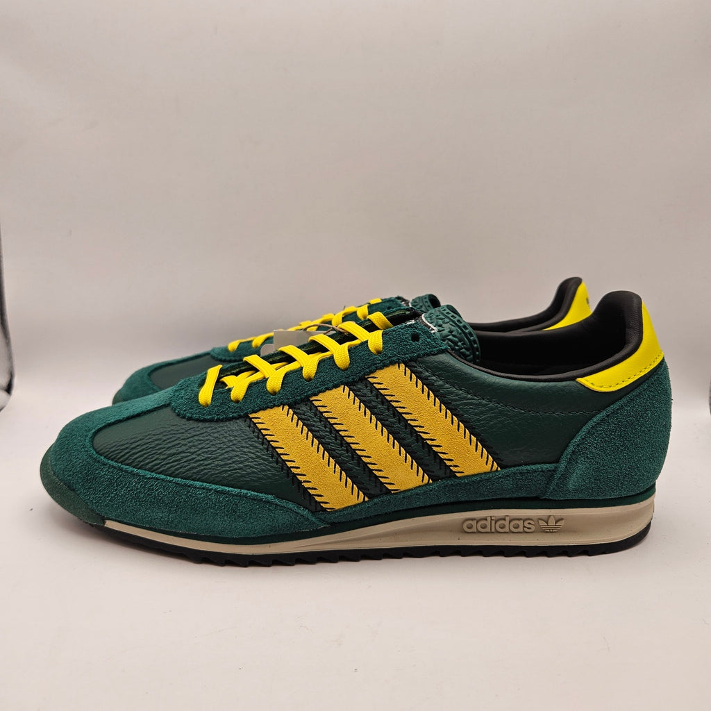 ADIDAS ORIGINALS WOMEN'S 9 COLLEGIATE GREEN SL72 OG LOW TOP SNEAKER JS3984 NWOB