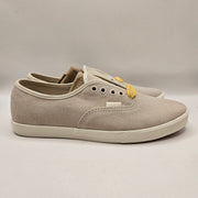 VANS WOMEN'S 9 AUTHENTIC LOW PRO FAT LACE TURTLEDOVE YARROW SUEDE BEIGE